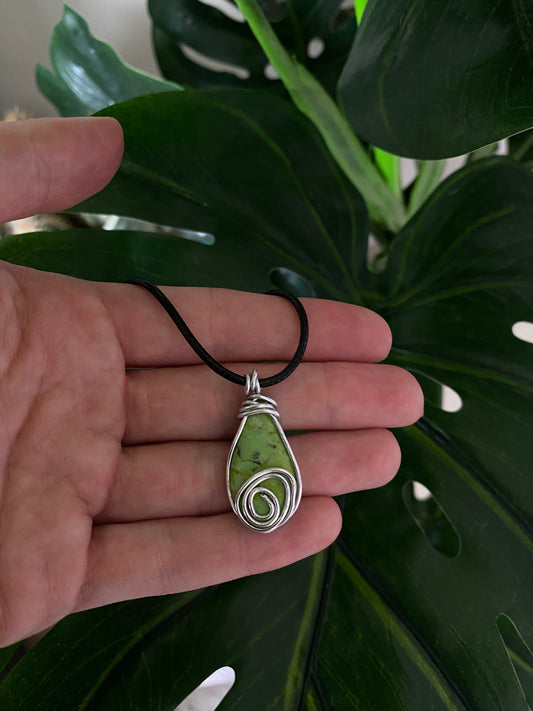 Reworked Wire Wrapped Green