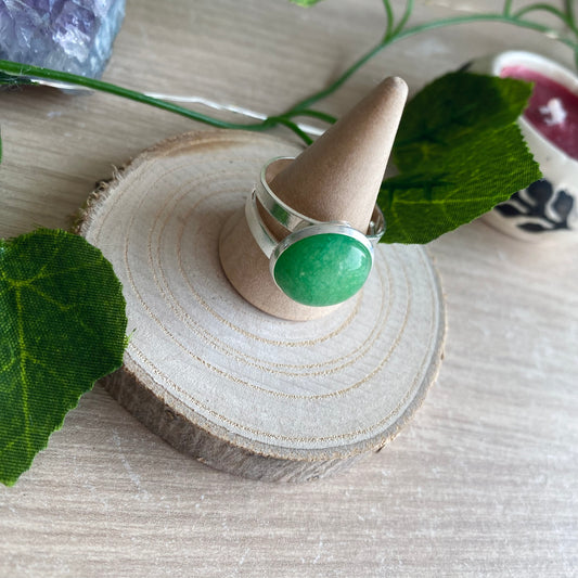 Aventurine Men’s Ring