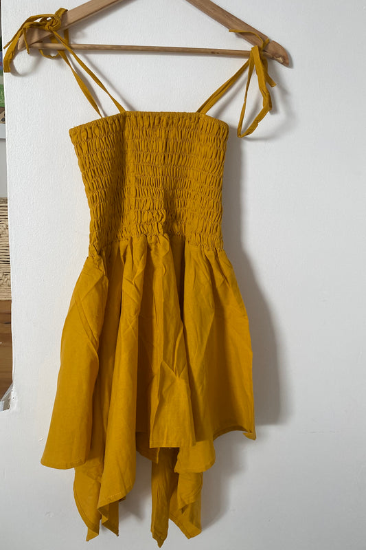 Mustard Yellow Pixie Dress