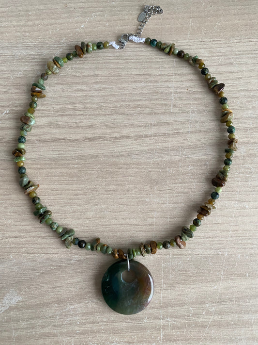 Jade Epidote Necklace