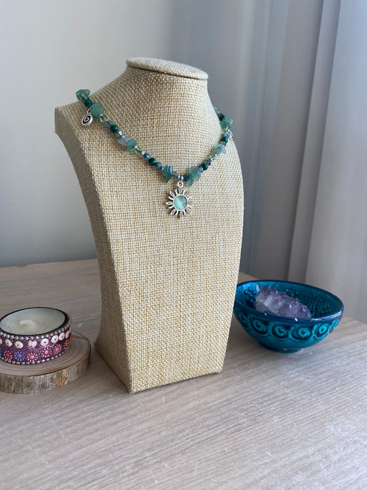 Green Aventurine Sage Sun