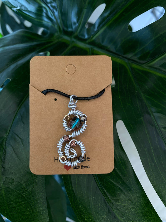 Wire Wrapped Spiral Bead
