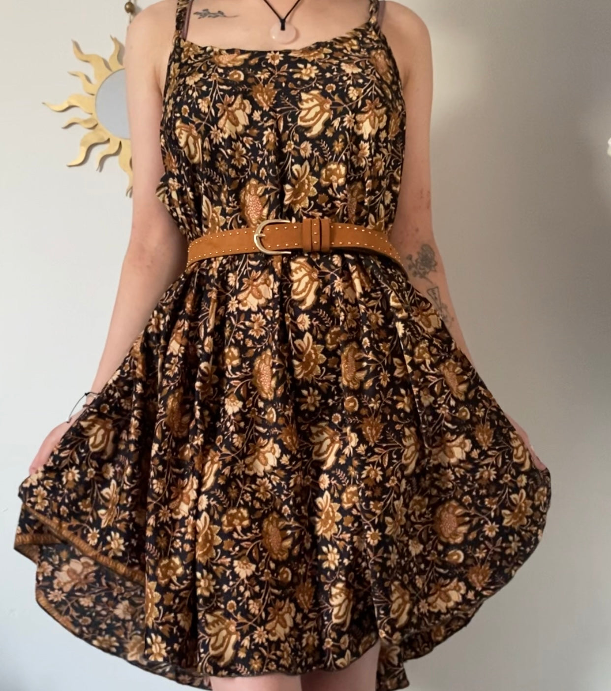 Flower Print Dress