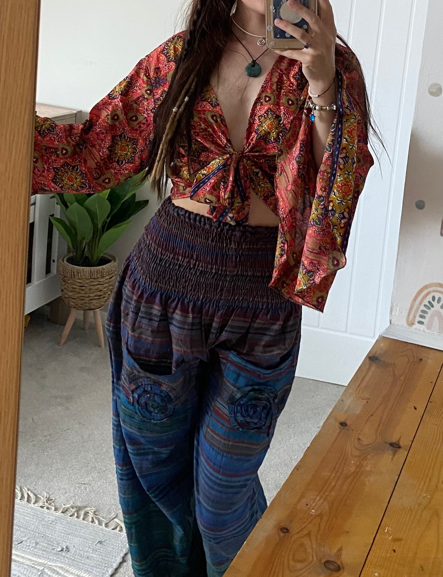 Tie Up Boho Top