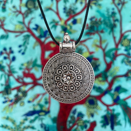 Tibetan Silver Mandala