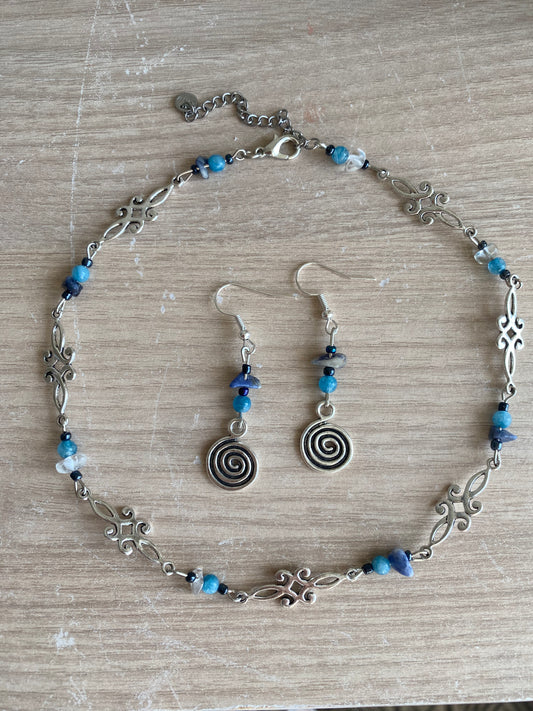 Sodalite Choker