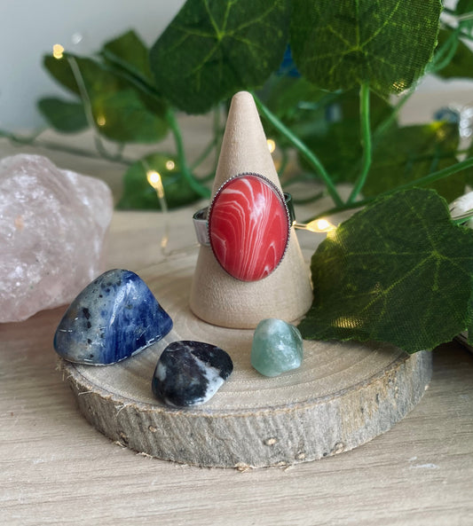 Red Magnesite Ring