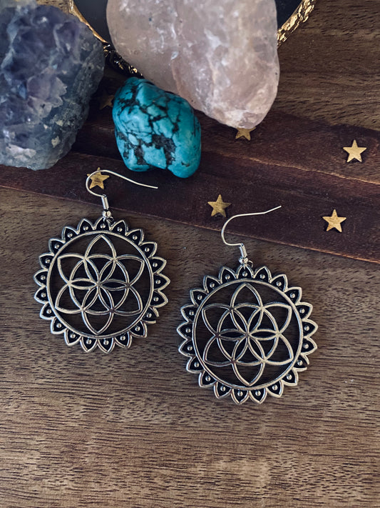 Flower Of Life Earrings